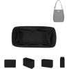 imageDGAZ Silk Purse Organizer Insert Fits Hermes So Kelly Bags Silky Smooth Bag OrganizerLuxury Handbag ampamp Tote ShaperBlackSo kelly22Black