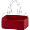 imageDGAZ Silk Purse Organizer Insert Fits LV Speedy 162025303545 bagsSilky Smooth Bag OrganizerLuxury Handbag ampamp Tote ShaperGoldSP20Wine Red