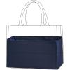 imageDGAZ Silk Purse Organizer Insert For Dior Book Tote miniSMLSilky Smooth Bag OrganizerLuxury Handbag ampamp Tote ShaperTreasure blueBTMiniCustom