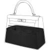 imageDGAZ Silk Purse Organizer Insert For Hermes Lakis 28323540 bagSilky Smooth Bag OrganizerLuxury Handbag ampamp Tote ShaperGris tourterelle28Black