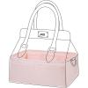 imageDGAZ Silk Purse Organizer Insert For Hermes Toolbox 2026 bagSilky Smooth Bag OrganizerLuxury Handbag ampamp Tote ShaperKonjac purple20Pink