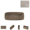 imageDGAZ Silk Purse Organizer Insert For Hermes Verrou Bags Silky Smooth Bag OrganizerLuxury Handbag ampamp Tote ShaperBlackVerrou 17Etoupe Grey