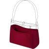 imageDGAZ Silk Purse Organizer Insert For LV Carryall PMMM bagSilky Smooth Bag OrganizerLuxury Handbag ampamp Tote ShaperFuchsiaMMWine Red