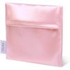 imageDGAZ Silk Sanitary Napkin Storage Bag Period Bag for Teen Aged Girls Portable Period Bag for Panty LinersMenstrual CupSmall TamponsMini Makeup Bag for PursePeral GreyBubblegum