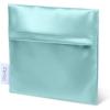 imageDGAZ Silk Sanitary Napkin Storage Bag Period Bag for Teen Aged Girls Portable Period Bag for Panty LinersMenstrual CupSmall TamponsMini Makeup Bag for PursePeral GreyBlue Zephyr