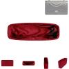 imageDGAZ Silky Purse Organizer Insert for Chanel 255 Bags Luxury Handbag ampamp Tote Organizer Simplicity Bag Organizer Wine Red255 Bag 24Wine Red