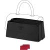 imageDGAZ Silky Purse Organizer Insert for Chanel Coco Handle MiniSML Bags Luxury Handbag ampamp Tote Organizer Simplicity bag organizer BlackSBlack