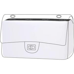 imageDGAZ Bag Pillow Shaper Insert for Chanel 255 Bags Silky Pillow Shaper for Luxury HandbagsWhiteBag 24White