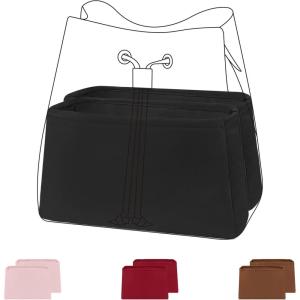 imageDGAZ Custom Purse Organizer insert For LV NeonoeNew Neonoe bagsSilky Smooth Bag OrganizerLuxury Handbag ampamp Tote ShaperCustomcustomBlack