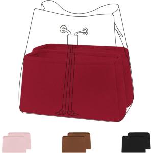 imageDGAZ Custom Purse Organizer insert For LV NeonoeNew Neonoe bagsSilky Smooth Bag OrganizerLuxury Handbag ampamp Tote ShaperCustomcustomWine Red