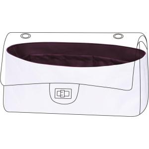 imageDGAZ Lightweight Purse Organizer Insert for Chanel 255 BagSilk and Dupontpaper handbag inner for Luxury BagsFuchsia255 Mini 20