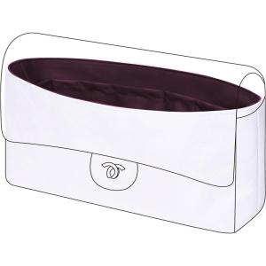 imageDGAZ Lightweight Purse Organizer Insert for Chanel CF BagSilk and Dupontpaper handbag inner for Luxury BagsRouge CassqueCF medium 25Fuchsia