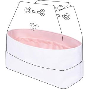 imageDGAZ Lightweight Purse Organizer Insert for Chanel Gabrielle Backpack Bagsilk and DupontPaper handbag inner for Luxury BagsPinkGabrielle Backpack Small