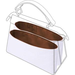 imageDGAZ Lightweight Purse Organizer Insert for Fendi Peekaboo Bagsilk and DupontPaper handbag inner for Luxury BagsGoldPeekaboo M
