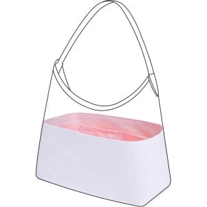 imageDGAZ Lightweight Purse Organizer Insert for GYARD Hobo Bagsilk and DupontPaper handbag inner for Luxury BagsGoldHobo BagPink