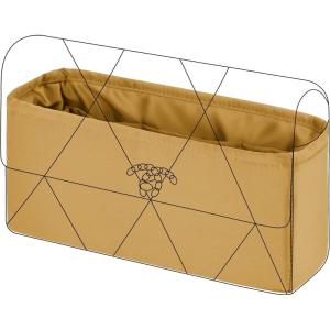 imageDGAZ Purse Organizer Insert for Chanel 19 BagsSilk Bag OrganizerLuxury Handbag ampamp Tote Shaper Burgundy19Flap26Biscuit color