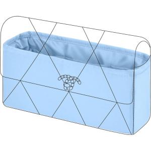 imageDGAZ Purse Organizer Insert for Chanel 19 BagsSilk Bag OrganizerLuxury Handbag ampamp Tote Shaper Burgundy19Flap26Candy Blue