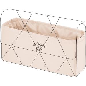 imageDGAZ Purse Organizer Insert for Chanel 19 BagsSilk Bag OrganizerLuxury Handbag ampamp Tote Shaper Burgundy19Flap26Craie