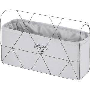 imageDGAZ Purse Organizer Insert for Chanel 19 BagsSilk Bag OrganizerLuxury Handbag ampamp Tote Shaper Burgundy19Flap26Pearl gray