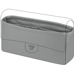 imageDGAZ Purse Organizer InsertSilk Bag OrganizerLuxury Handbag ampamp Tote Shaper Fits Chanel CF BagsPearl Gray