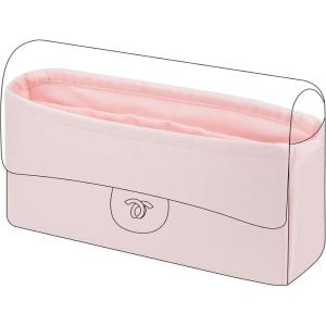 imageDGAZ Purse Organizer InsertSilk Bag OrganizerLuxury Handbag ampamp Tote Shaper Fits Chanel CF BagsPink
