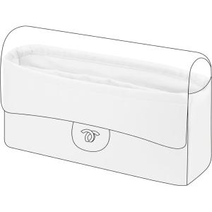 imageDGAZ Purse Organizer InsertSilk Bag OrganizerLuxury Handbag ampamp Tote Shaper Fits Chanel CF BagsWhite