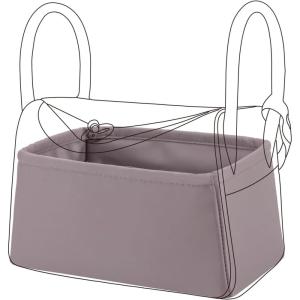 imageDGAZ Purse Organizer InsertSilk Bag OrganizerLuxury Handbag ampamp Tote Shaper Fits Lindy 19263034 BagsPinkLD26Konjac Purple