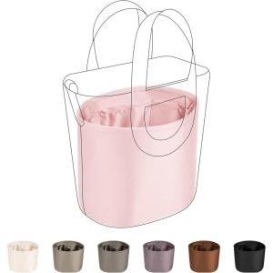 imageDGAZ Purse Organizer Silky Smooth For Hermes In The Loop 1823 BagsSilk Luxury Handbag Tote in Bag Shapers18PinkPink