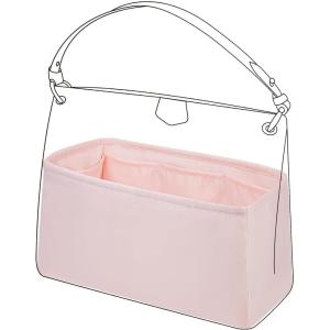 imageDGAZ Purse Organizer Silky Smooth For LV Graceful PMMM BagsSilkLuxury Handbag Tote in Bag Shapers Peach Pink PMCustom
