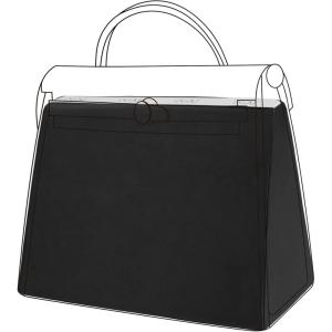imageDGAZ Purse Pillow Shaper Insert for Hermes Herbag 313950 Bags Silky Pillow Shaper for Luxury HandbagsBlack39Custom