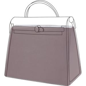 imageDGAZ Purse Pillow Shaper Insert for Hermes Herbag 313950 Bags Silky Pillow Shaper for Luxury HandbagsBlack39Konjac purple