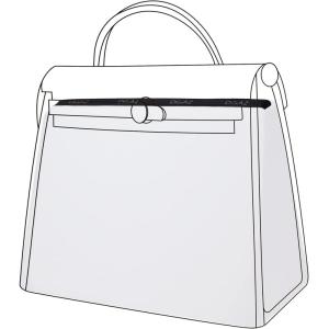 imageDGAZ Purse Pillow Shaper Insert for Hermes Herbag 313950 Bags Silky Pillow Shaper for Luxury HandbagsBlack39White