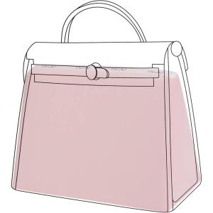 imageDGAZ Purse Pillow Shaper Insert for Hermes Herbag 313950 Bags Silky Pillow Shaper for Luxury HandbagsBlack39pink