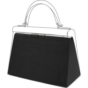 imageDGAZ Purse Pillow Shaper Insert for Hermes Kelly Bags Silky Pillow Shaper for Luxury HandbagsKonjac purpleKL25 RetourneBlack