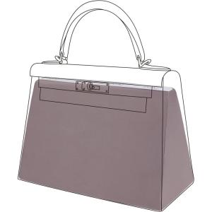 imageDGAZ Purse Pillow Shaper Insert for Hermes Kelly Bags Silky Pillow Shaper for Luxury HandbagsKonjac purpleKL25 RetourneKonjac purple