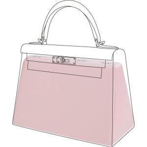 imageDGAZ Purse Pillow Shaper Insert for Hermes Kelly Bags Silky Pillow Shaper for Luxury HandbagsKonjac purpleKL25 RetournePink