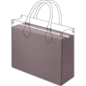 imageDGAZ Purse Pillow Shaper Insert for LV ONTHEGO PMMMGM Bags Silky Pillow Shaper for Luxury HandbagsKonjac purple MMKonjac purple