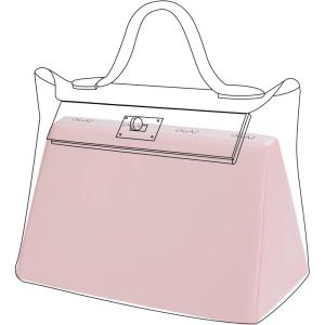 imageDGAZ Purse Pillow Shaper Insert for Luxury Handbags Silky Pillow Shaper for Hermes 242435 BagsWhitePink