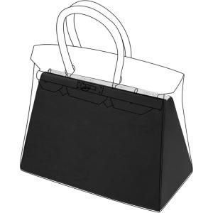 imageDGAZ Purse Pillow Shaper InsertLuxury Handbag Tote Shapers Memory Foam Fits Birkin 25303540 Bag White BK25 RetourneBlack