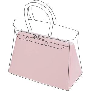 imageDGAZ Purse Pillow Shaper InsertLuxury Handbag Tote Shapers Memory Foam Fits Birkin 25303540 Bag White BK25 RetournePink