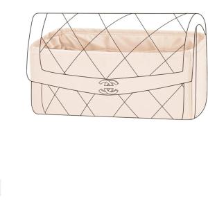 imageDGAZ Silk Purse Organizer Insert Fits Chanel Diana bagSilky Smooth Bag OrganizerLuxury Handbag ampamp Tote ShaperBlackSmallCustom