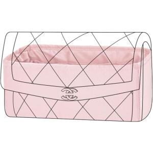 imageDGAZ Silk Purse Organizer Insert Fits Chanel Diana bagSilky Smooth Bag OrganizerLuxury Handbag ampamp Tote ShaperBlackSmallPink