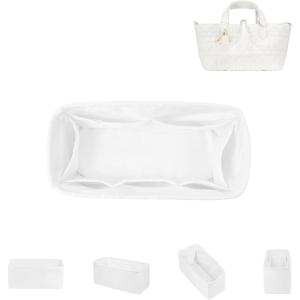 imageDGAZ Silk Purse Organizer Insert Fits Dior Toujours BagsSilky Smooth Bag OrganizerLuxury Handbag ampamp Tote ShaperBiscuitToujours SMushroom