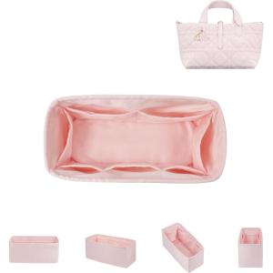 imageDGAZ Silk Purse Organizer Insert Fits Dior Toujours BagsSilky Smooth Bag OrganizerLuxury Handbag ampamp Tote ShaperBiscuitToujours SPink