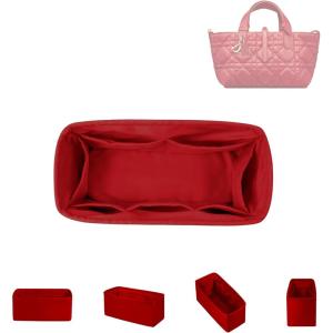 imageDGAZ Silk Purse Organizer Insert Fits Dior Toujours BagsSilky Smooth Bag OrganizerLuxury Handbag ampamp Tote ShaperBiscuitToujours SRouge Cassque