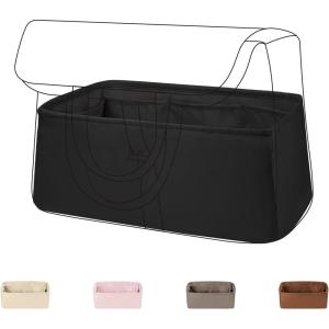 imageDGAZ Silk Purse Organizer Insert Fits Halzan mini202531Silky Smooth Bag OrganizerLuxury Handbag ampamp Tote ShaperCraieHalzan mini20Black