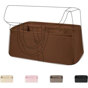 imageDGAZ Silk Purse Organizer Insert Fits Halzan mini202531Silky Smooth Bag OrganizerLuxury Handbag ampamp Tote ShaperCraieHalzan mini20Gold