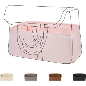 imageDGAZ Silk Purse Organizer Insert Fits Halzan mini202531Silky Smooth Bag OrganizerLuxury Handbag ampamp Tote ShaperCraieHalzan mini20Pink