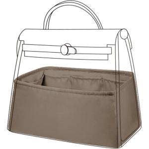 imageDGAZ Silk Purse Organizer Insert Fits Hermes Herbag 313950 Bags Luxury Handbag ampamp Tote Organiser Simplicity bag insertCraieH39Custom