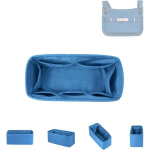 imageDGAZ Silk Purse Organizer Insert Fits Hermes Jypsiere Bags Silky Smooth Bag OrganizerLuxury Handbag ampamp Tote ShaperBetonJypsiere 28Blue Jean